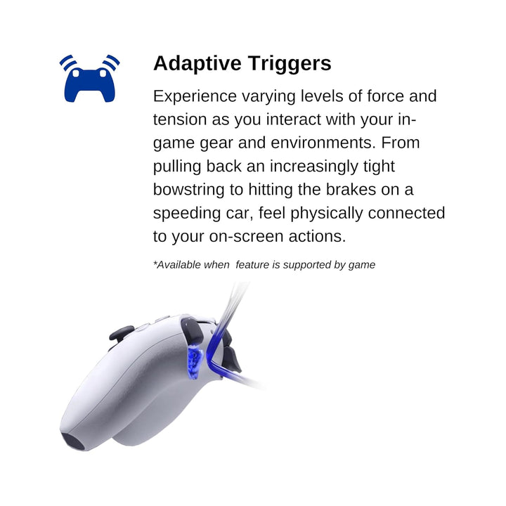 Buy Sony DualSense Wireless Controller/Remote White (PlayStation 5/PS5) Online in Surat, Mumbai, New Delhi, Chennai, Kolkata, Bangalore & all over India at PSS.