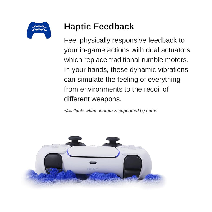 Buy Sony DualSense Wireless Controller/Remote Sterling Silver (PlayStation 5/PS5) Online in Surat, Mumbai, New Delhi, Chennai, Kolkata, Bangalore & all over India at PSS.