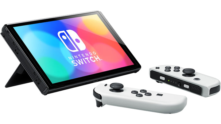 Buy Nintendo Switch™ - OLED Model with White Joy-Con Online in Surat, Vadodara, Mumbai, Bengaluru, New Delhi, Kolkata, Jaipur & all over India at PSS Store.