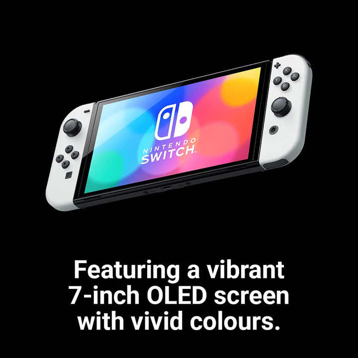 Buy Nintendo Switch™ - OLED Model with White Joy-Con Online in Surat, Vadodara, Mumbai, Bengaluru, New Delhi, Kolkata, Jaipur & all over India at PSS Store.