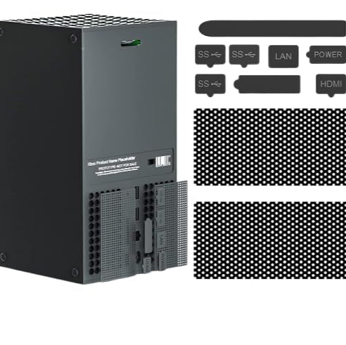 Buy Dust Proof Kit for Xbox Series X, Anti-Dust Vent Cover Accessories Online in Surat, Mumbai, Lucknow, Noida, Gurugram, Delhi & all over India at PSS Store.