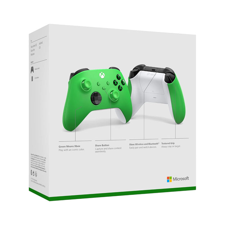Buy Microsoft Xbox Wireless Controller - Velocity Green Online in Surat, Mumbai, Delhi, Bangalore, Hyderabad, Chennai, Jaipur & all over India at PSS Store.