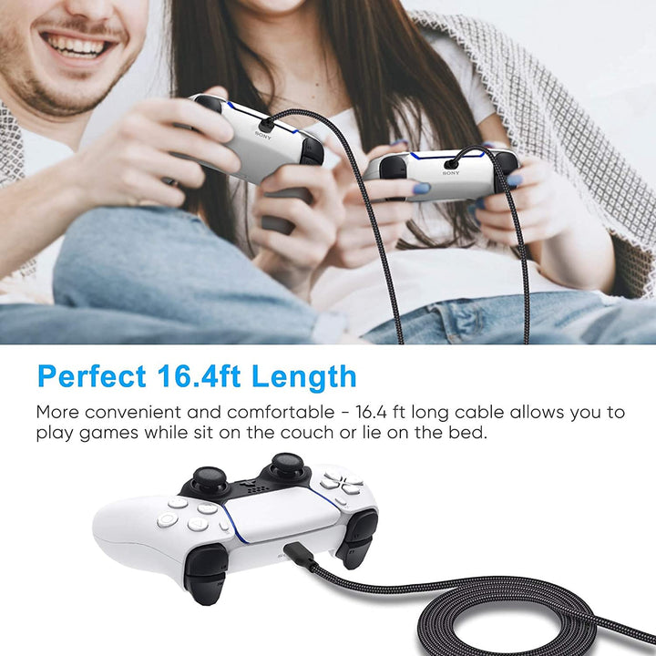 Buy Charging Cable for PS5 Controller & Xbox Series X/S Controller Online in Surat, Ahmedabad, Chennai, Rajkot, Udaipur, Delhi, Bangalore & Mumbai at PSS Store.