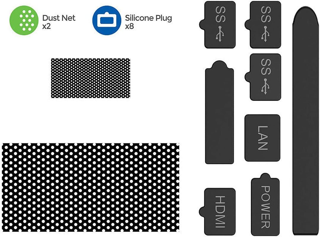 Buy Dust Proof Kit for Xbox Series X, Anti-Dust Vent Cover Accessories Online in Surat, Mumbai, Lucknow, Noida, Gurugram, Delhi & all over India at PSS Store.