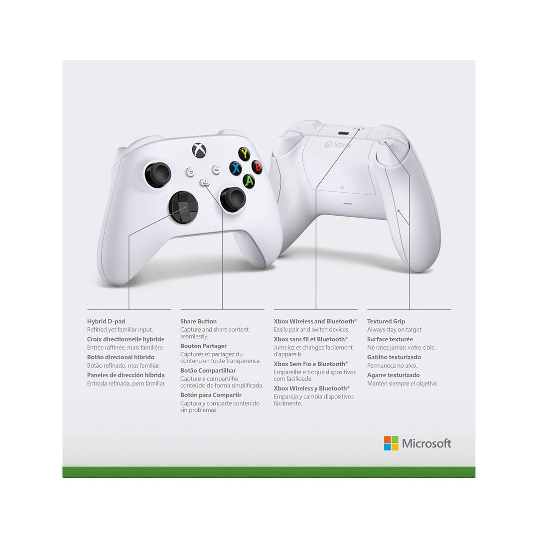 Buy Microsoft Xbox Wireless Controller - Robot White Online in Surat, Mumbai, Delhi, Bangalore, Hyderabad, Chennai, Jaipur, Agra & all over India at PSS Store.