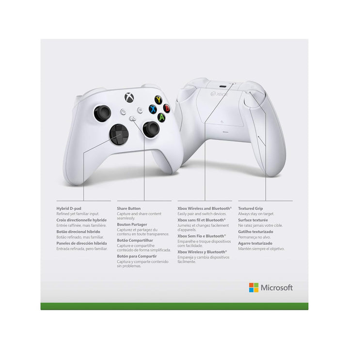 Buy Microsoft Xbox Wireless Controller - Robot White Online in Surat, Mumbai, Delhi, Bangalore, Hyderabad, Chennai, Jaipur, Agra & all over India at PSS Store.