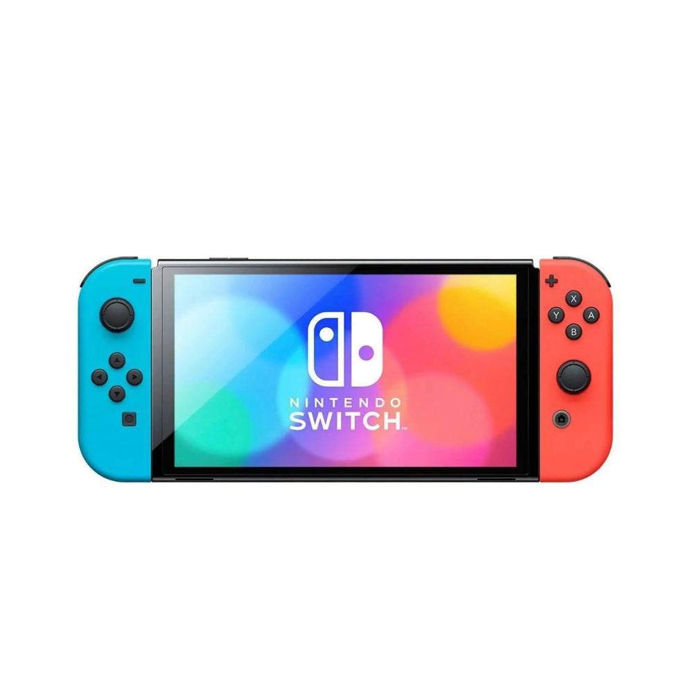 Buy Nintendo Switch™ - OLED Model with Neon Blue & Red Joy-Con Online in Surat, Vadodara, Mumbai, Bengaluru, New Delhi, Kolkata & all over India at PSS Store.