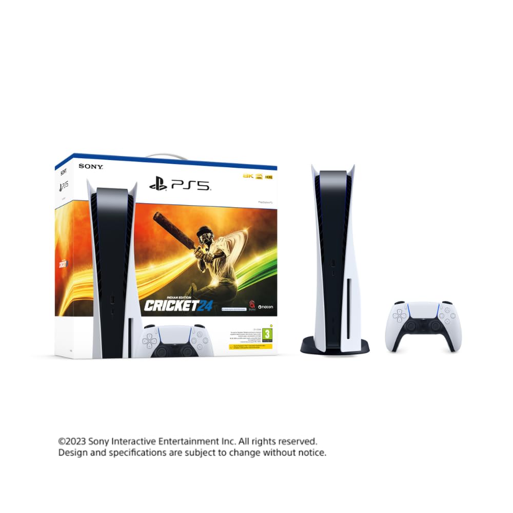 Sony PS5 Console - Cricket 24 Bundle