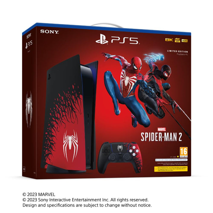 Sony PS5 Console - Marvel’s Spider-Man 2 Limited Edition Bundle