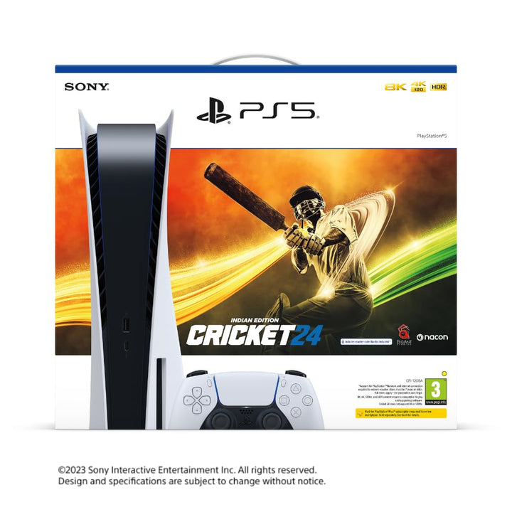 Sony PS5 Console - Cricket 24 Bundle